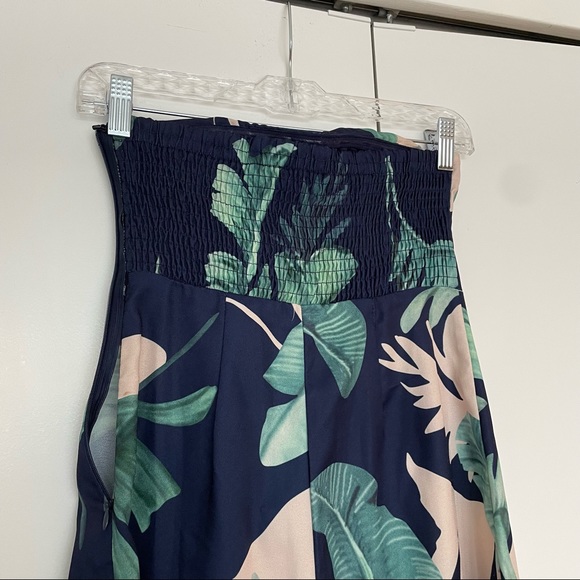Lulus Tropical Print Jumpsuit Size XS - Picture 6 of 12
